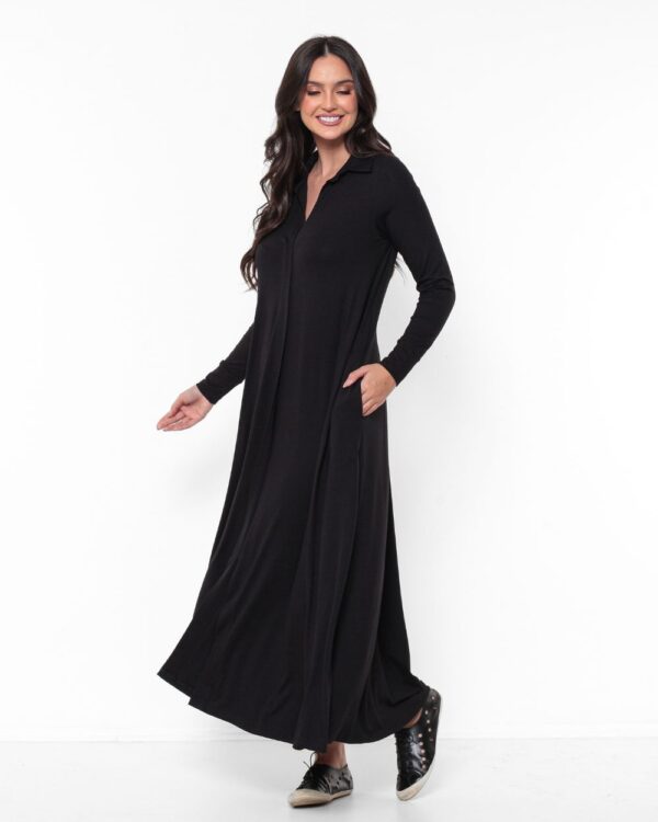 Vestido em Malha Manga Longa - Chemisie - Imagem 14