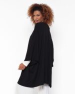 Kimono em Malha Recortes e com Bolsos - Imagem 5