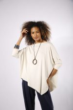Blusa Diagonal Feminina em Malha Lisa - Cores - Imagem 11