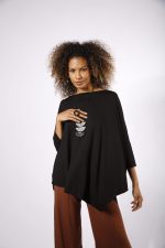 Blusa Diagonal Feminina em Malha Lisa - Cores - Imagem 10