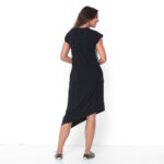 Vestido em Malha Estampado - Preto - Imagem 5