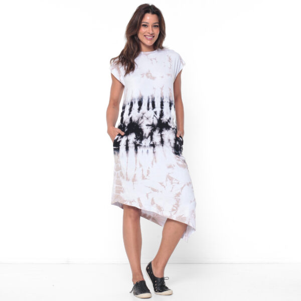 Vestido em Malha Estampado - Branco - Imagem 4