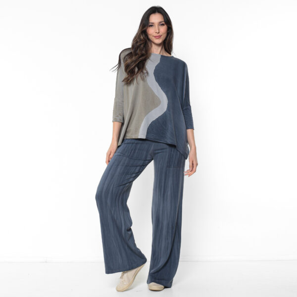 Conjunto Estampado Malha - Cinza - Imagem 3
