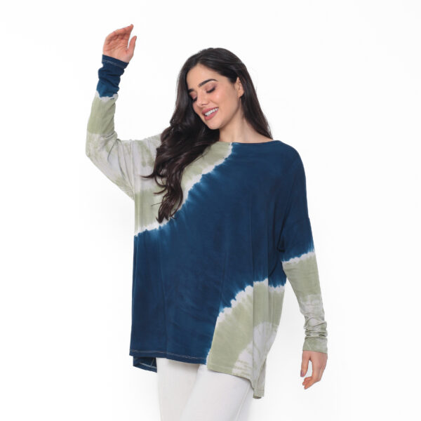 Blusa em Malha Estampada - Tie Dye - Imagem 2