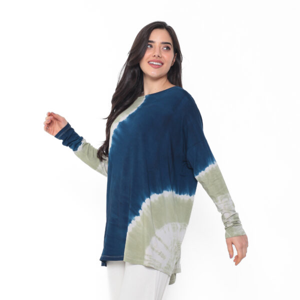 Blusa em Malha Estampada - Tie Dye - Imagem 3