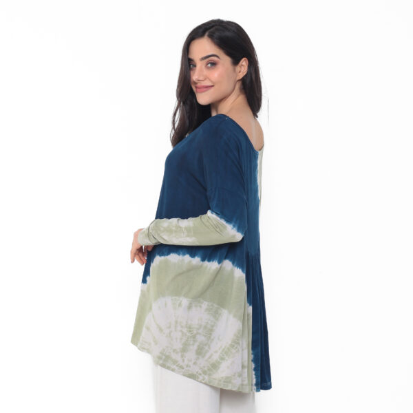 Blusa em Malha Estampada - Tie Dye - Imagem 4