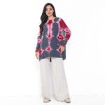 Blusa em Malha Estampada Tie Dye - Chumbo - Imagem 2