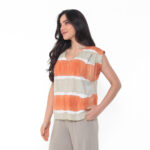 Blusa Feminina em Malha Decote V - Tie Dye - Imagem 3