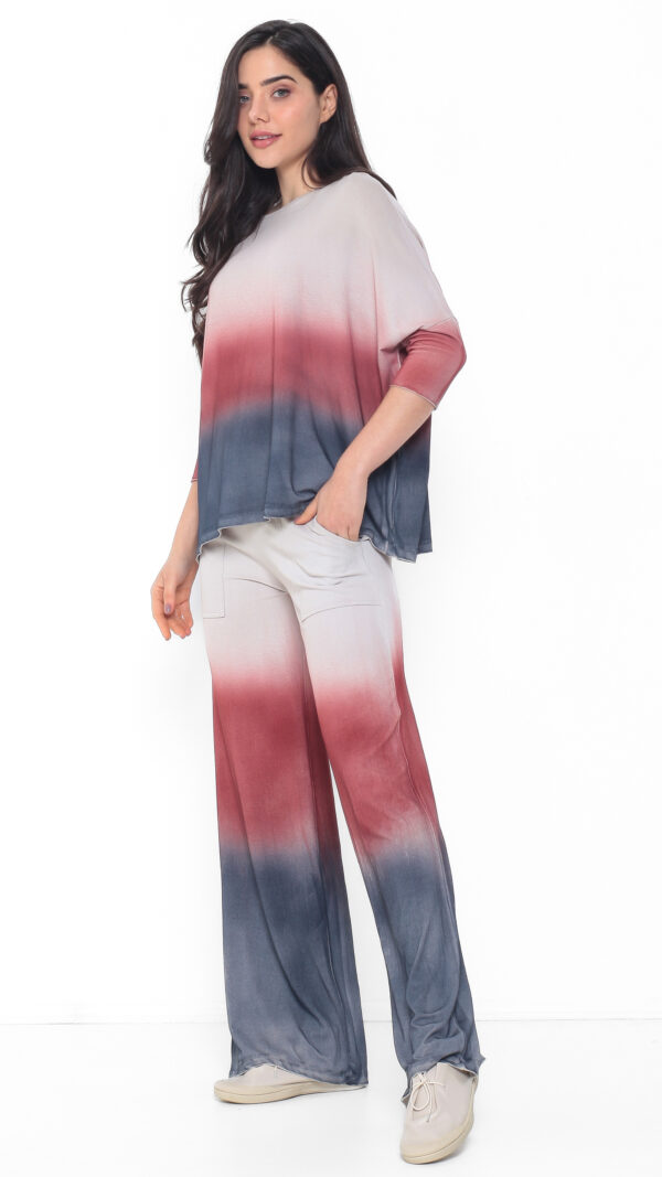 Conjunto em Malha Estampado - Areia