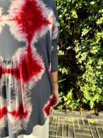 Blusa em Malha Estampada Tie Dye - Chumbo - Imagem 3