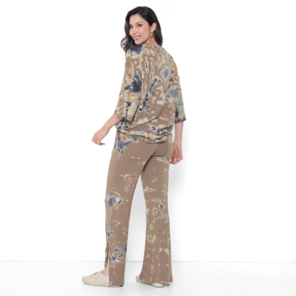Conjunto Feminino em Malha Estampado - Bicolor - Imagem 5