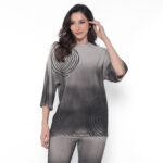 Conjunto em Malha Estampado - Degradê - Imagem 2