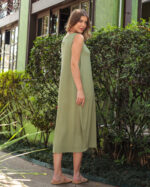 Vestido sem Manga Liso em Malha - Street - Imagem 4