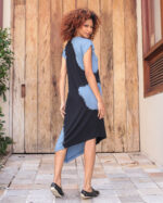 Vestido em Malha Estampado Tie Dye - Bicolor - Imagem 6