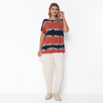 Blusa Feminina em Malha Tie Dye - Terra - Imagem 2