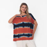 Blusa Feminina em Malha Tie Dye - Terra