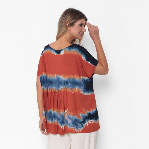 Blusa Feminina em Malha Tie Dye - Terra - Imagem 5