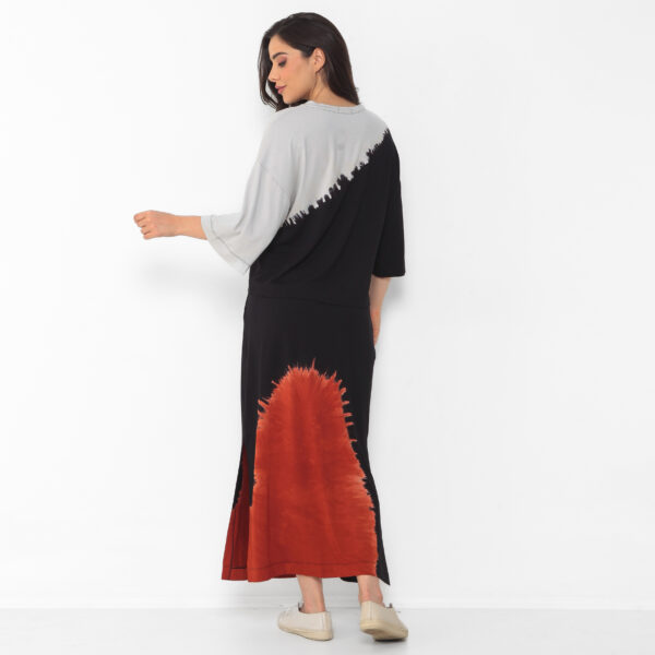 Conjunto Feminino em Malha Estampado - Preto - Imagem 5