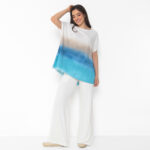 Blusa Feminina em Malha Estampada - Off - Imagem 4