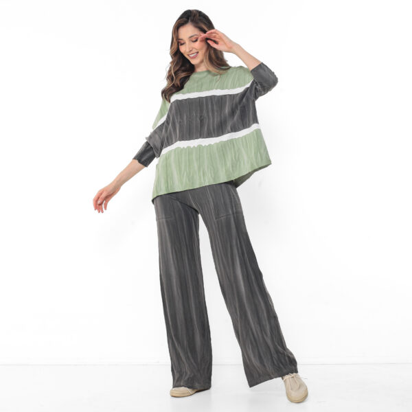 Conjunto Estampado Tie Dye em Malha - Bicolor - Imagem 1