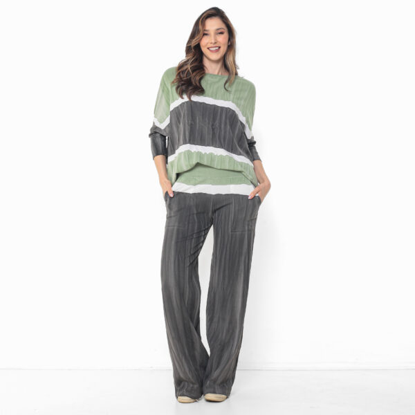 Conjunto Estampado Tie Dye em Malha - Bicolor - Imagem 3