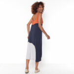 Vestido Em Malha Estampado Com Bolsos - Marinho - Imagem 3