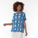 Blusa Feminina Em Malha Estampada - Xadrez