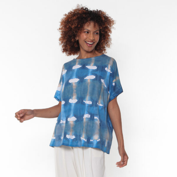Blusa Feminina Em Malha Estampada - Xadrez - Imagem 1