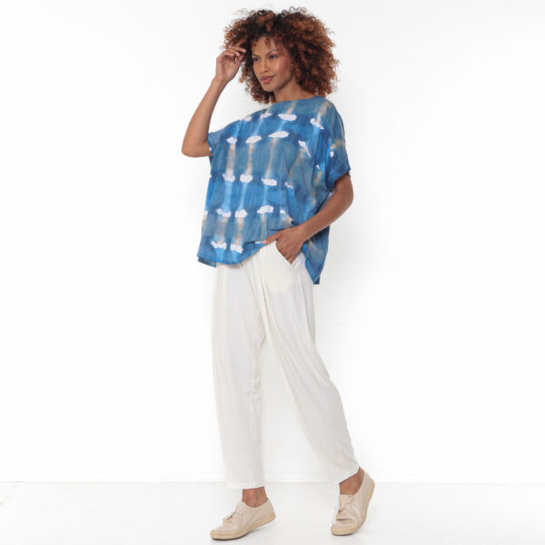 Blusa Feminina Em Malha Estampada - Xadrez - Imagem 3