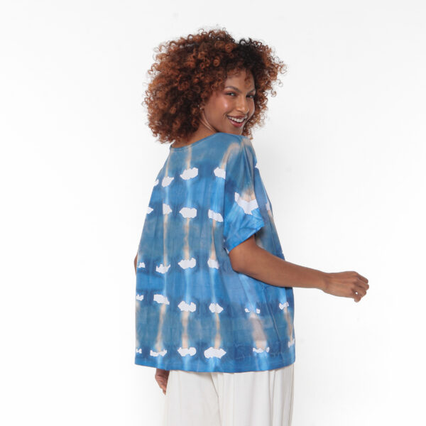 Blusa Feminina Em Malha Estampada - Xadrez - Imagem 5