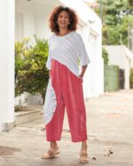 Macacão Feminino Em Malha Estampado - Branco - Imagem 2