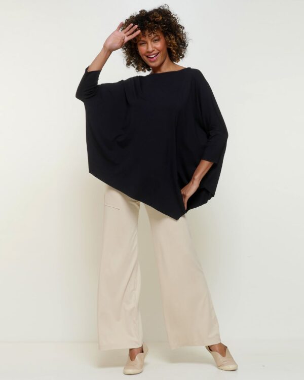 Blusa Diagonal Feminina em Malha Lisa - Imagem 5