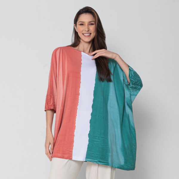 Blusa Feminina Estampada Em Malha - Branca - Imagem 1