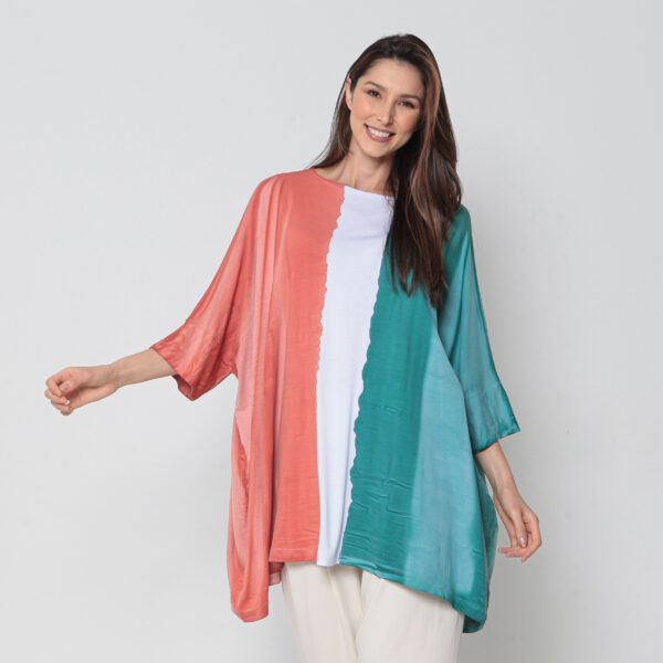Blusa Feminina Estampada Em Malha - Branca - Imagem 4