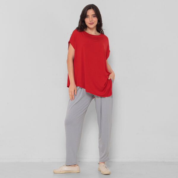 Blusa Feminina Em Malha Mangas Curtas - Imagem 27