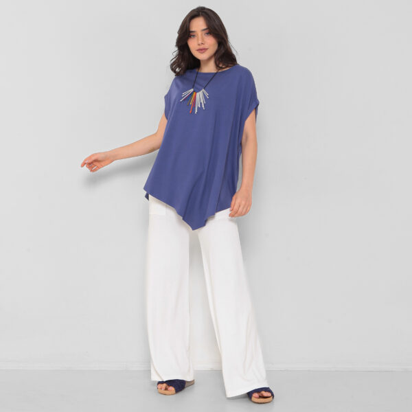 Blusa Feminina Em Malha Mangas Curtas - Imagem 3