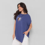 Blusa Feminina Em Malha Mangas Curtas - Imagem 4
