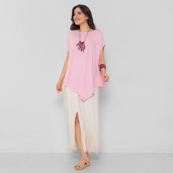 Blusa Feminina Em Malha Mangas Curtas - Imagem 19