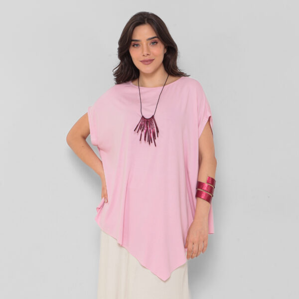 Blusa Feminina Em Malha Mangas Curtas - Imagem 18