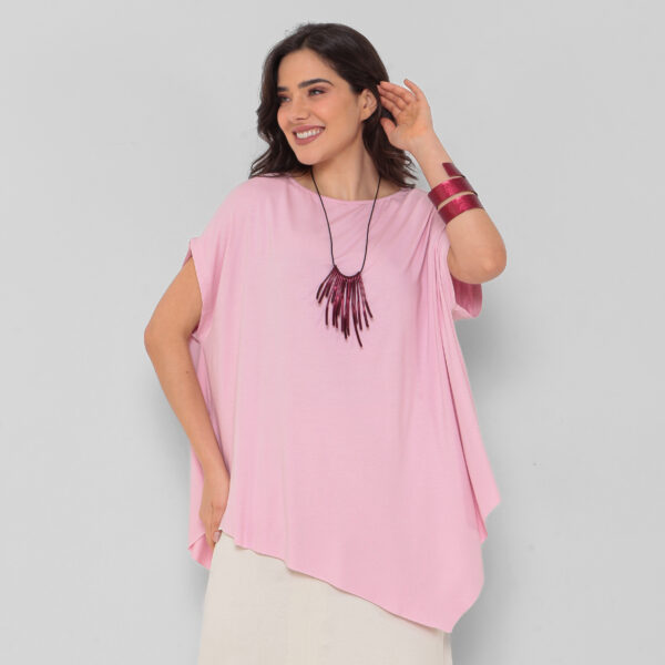 Blusa Feminina Em Malha Mangas Curtas - Imagem 20
