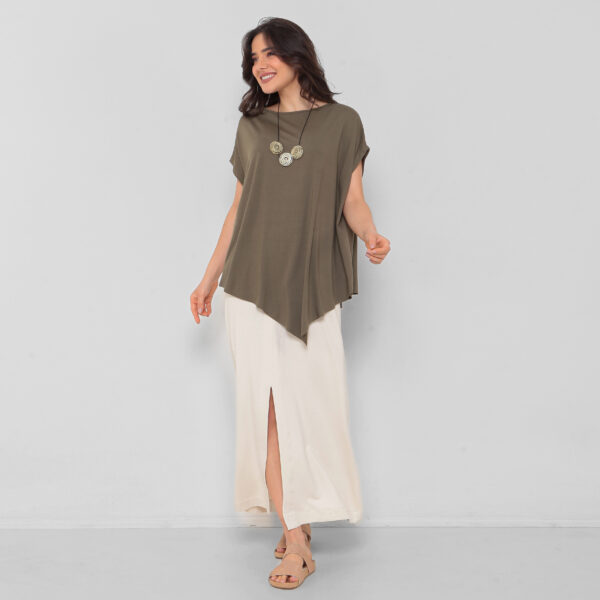 Blusa Feminina Em Malha Mangas Curtas - Imagem 15