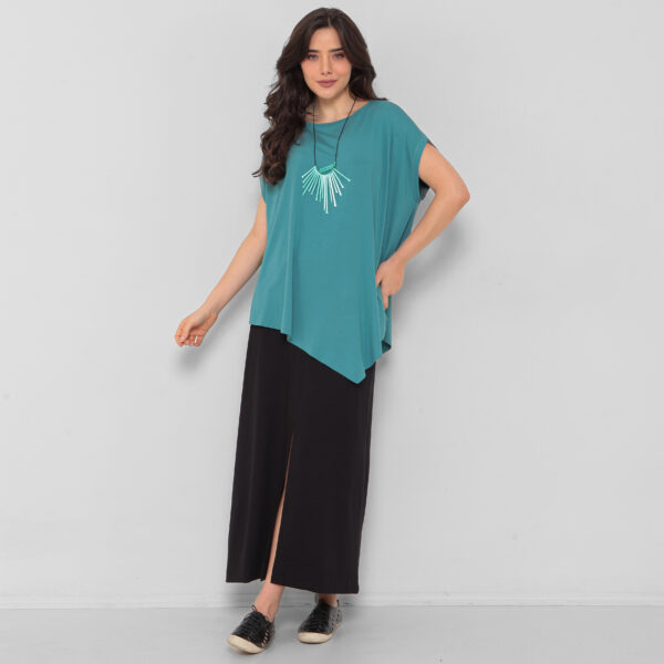 Blusa Feminina Em Malha Mangas Curtas - Imagem 11
