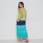 Vestido Em Malha Estampado Com Bolsos Sem Mangas - Tie Dye - Imagem 5