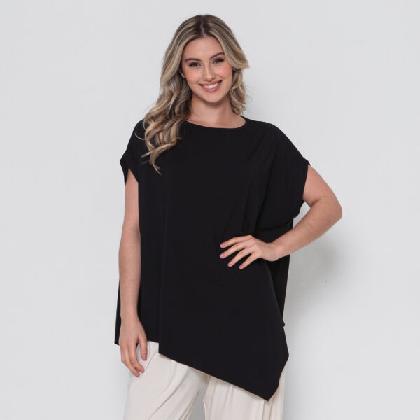 Blusa Feminina Em Malha Mangas Curtas - Imagem 33