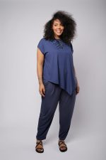 Blusa Feminina Em Malha Mangas Curtas - Imagem 2