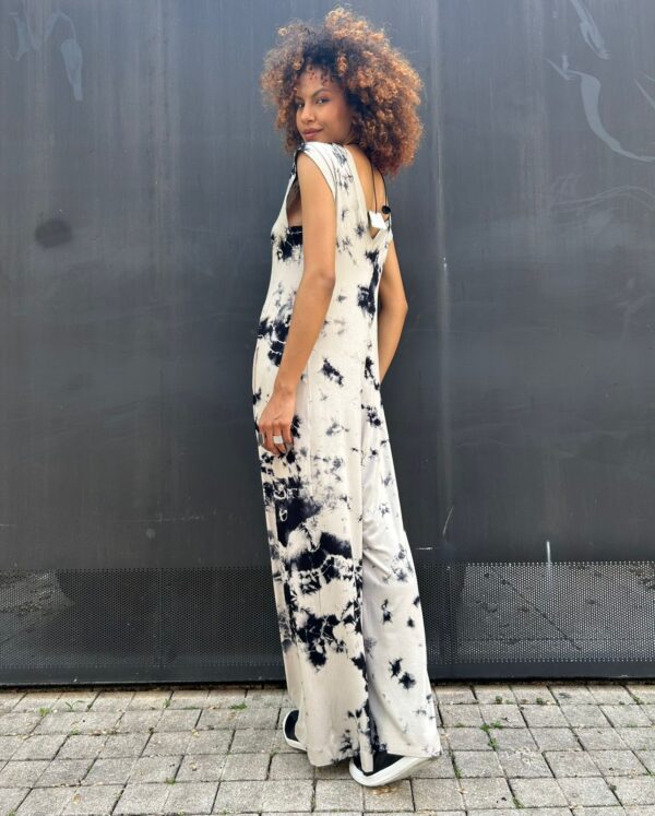 Macacão Feminino Em Malha Estampado - Tie Dye - Imagem 3