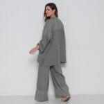 Conjunto Em Linho Com Bolsos - Imagem 4