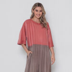 Macacão Feminino Em Malha Estampado Com Bolsos - Vermelho - Imagem 3
