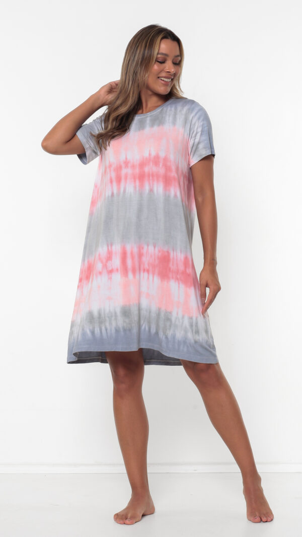 Sleep Wear Em Malha Estampado - Tie Dye