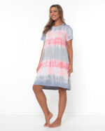 Sleep Wear Em Malha Estampado - Tie Dye - Imagem 2